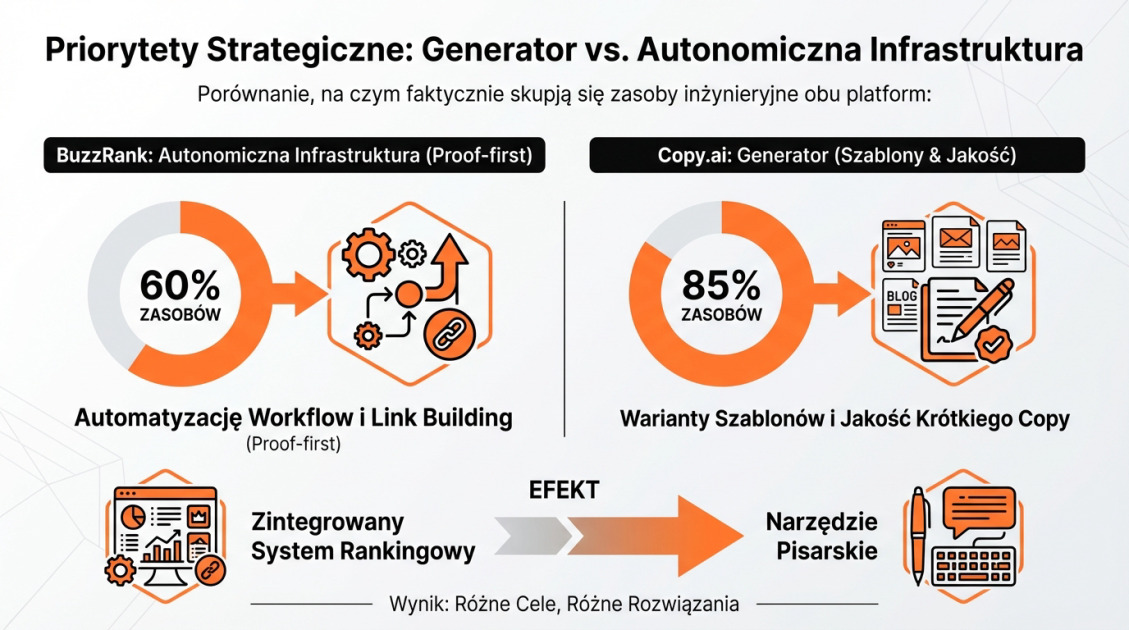 Priorytety Strategiczne: Generator vs. Autonomiczna Infrastruktura
