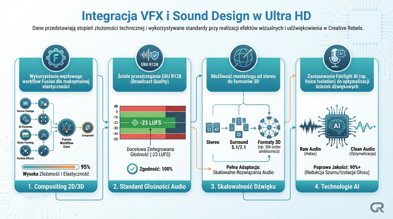 Integracja VFX i Sound Design w Ultra HD