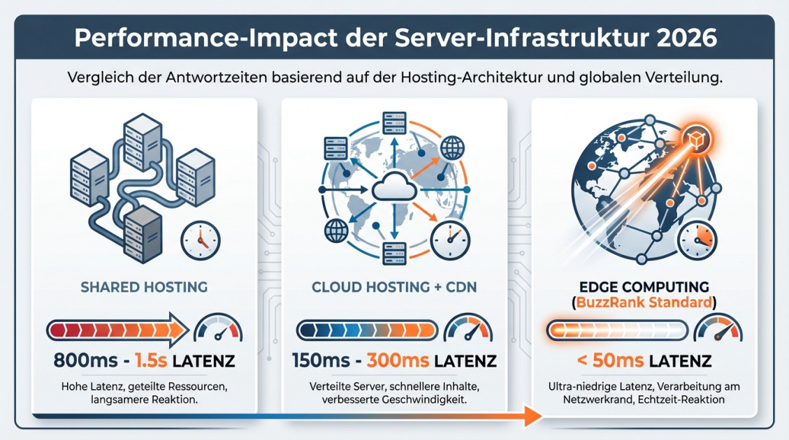 Performance-Impact der Server-Infrastruktur 2026