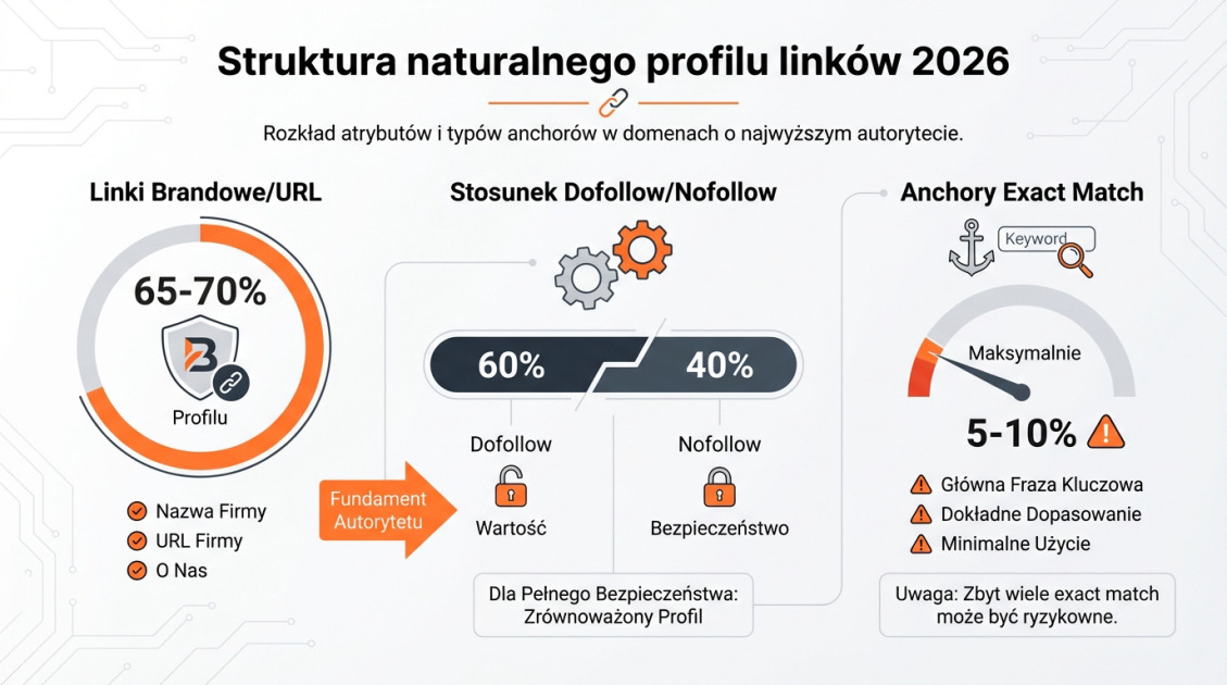 Struktura naturalnego profilu linków 2026