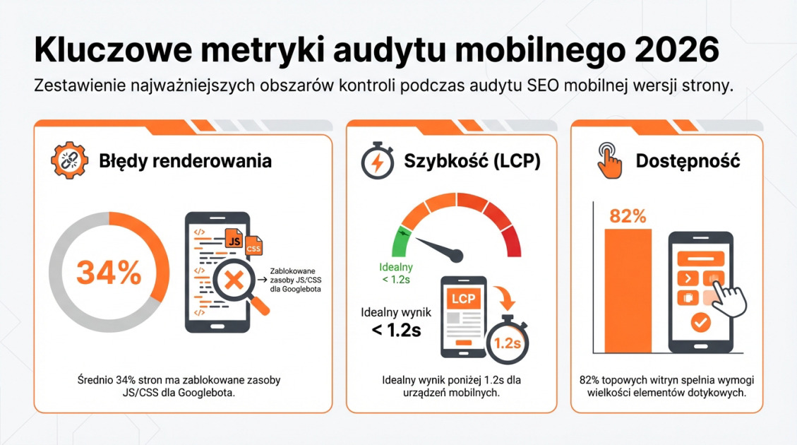 Kluczowe metryki audytu mobilnego 2026