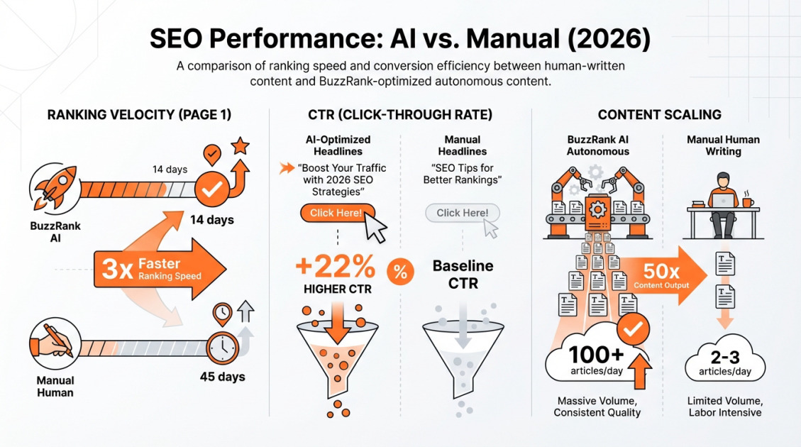 SEO Performance: AI vs. Manual (2026)