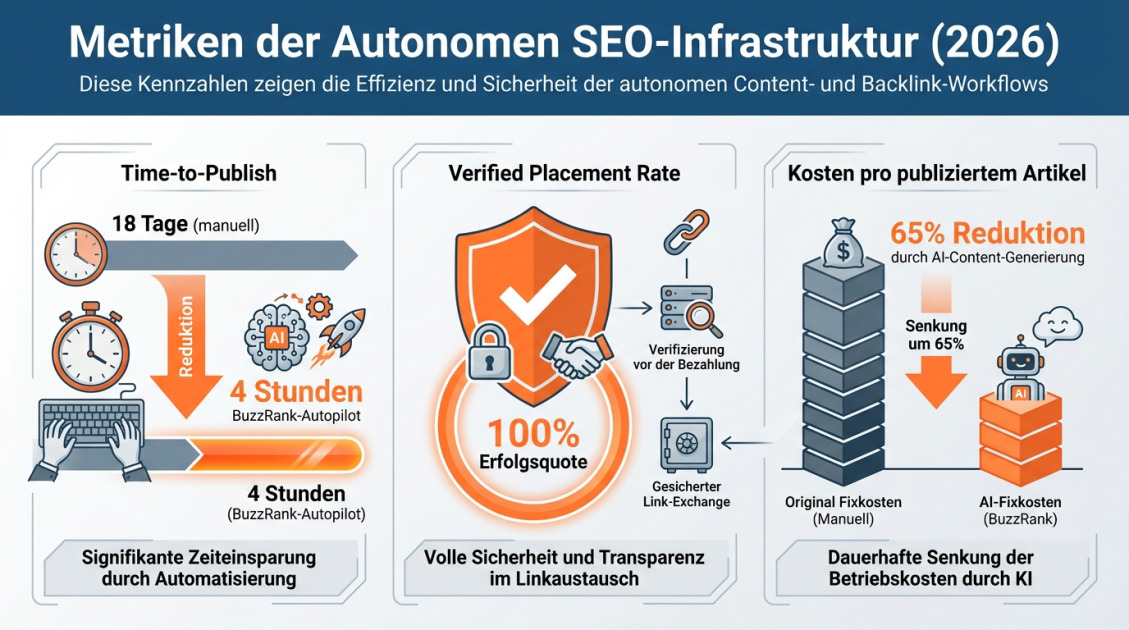 Metriken der Autonomen SEO-Infrastruktur (2026)