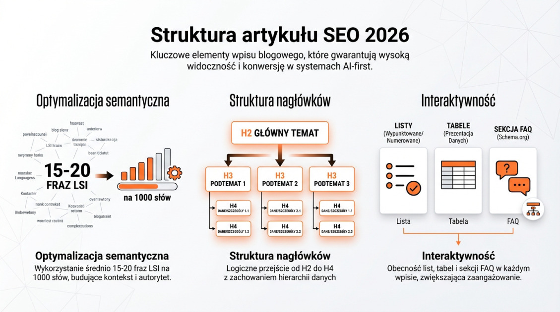 Struktura artykułu SEO 2026