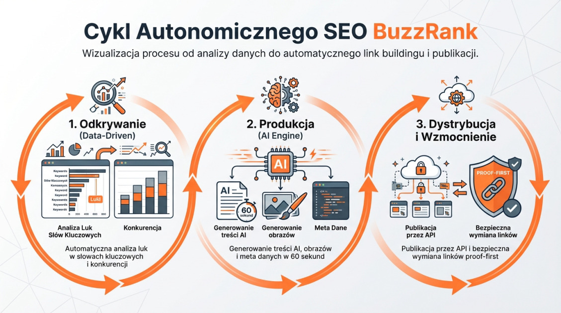Cykl Autonomicznego SEO BuzzRank