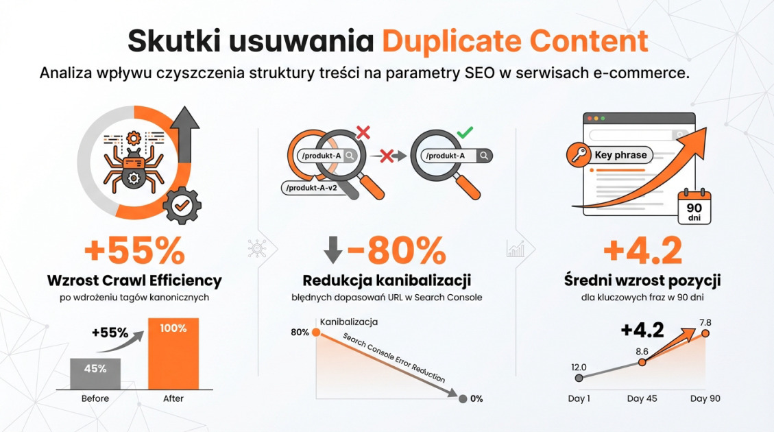Skutki usuwania Duplicate Content