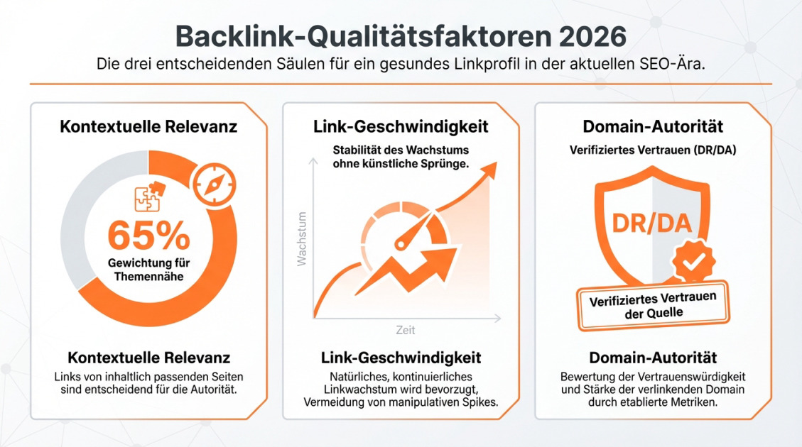 Backlink-Qualitätsfaktoren 2026