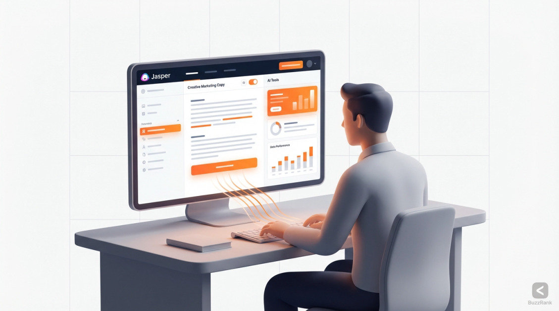 Jasper AI Platform in use