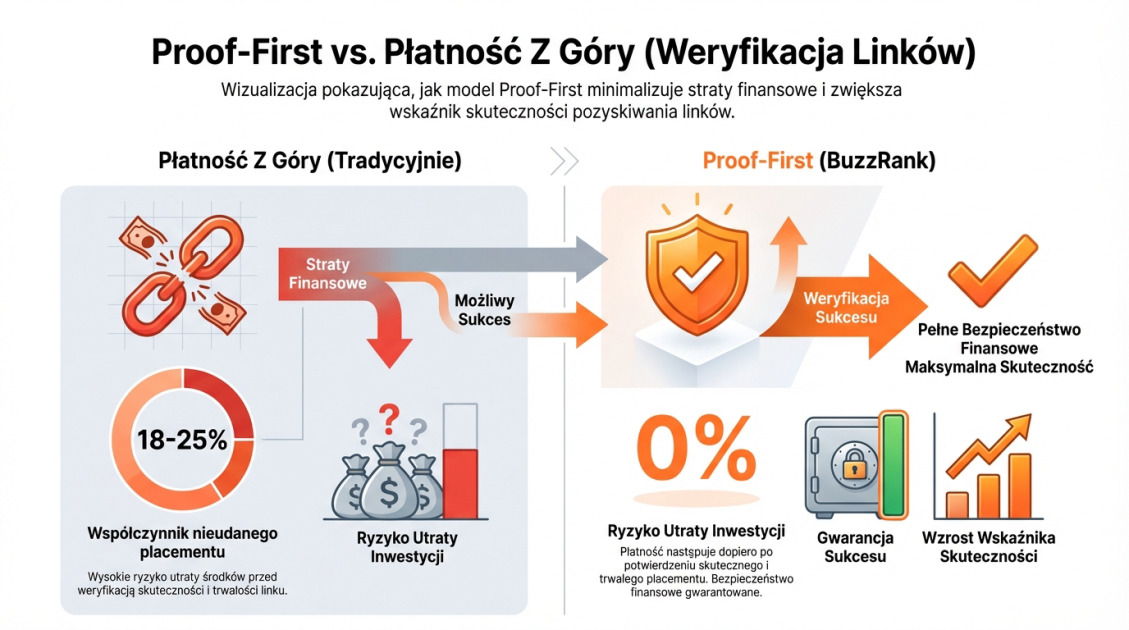 Proof-First vs. Płatność Z Góry (Weryfikacja Linków)