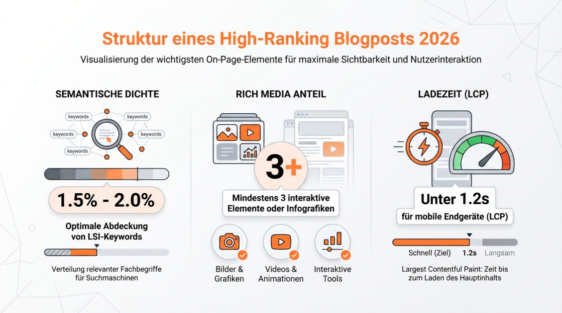 Struktur eines High-Ranking Blogposts 2026